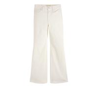 Levi's jeans flare in denim bianco a vita alta W28 L30
