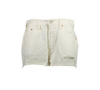 LEVI'S JEANS SHORT DONNA BIANCO TAGLIA = 24