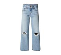 Levi's - Jeans ampi blu chiaro con vita super bassa e strappi W31 L32