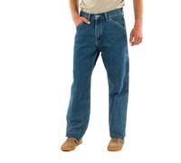 Levi's Jeans Uomo con Tagli, Tasche Fronte e Retro, Chiusura con Patta e Bottone Metallico, vestibilità Ampia, Colore Med Indigo Blu Med Indigo - Flat Finish