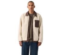 Levi's Joonie Sherpa Jacket Giacca, Farina d'avena, XL Uomo