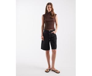 Levi's - Jorts dad fit ampi di jeans nero slavato W29