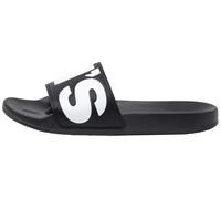 Levi's - Sliders nere con logo grande-Nero 35.5