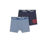 Levi's Kids Batwing Boxer Brief 2Pk Pantaloncini boxer Bambini e Ragazzi, Blu (Dress Blues), M