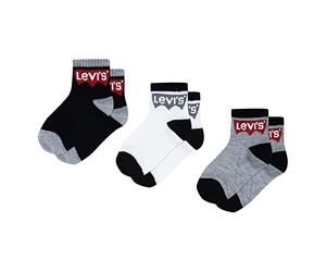 Levi's Kids Batwing Mid Cut 3Pk, Calzini casual, Bambini e Ragazzi