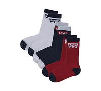 Levi's Kids Batwing Regular Cut 3Pk Calzini Bambini e Ragazzi, Dress Blues, 9-11