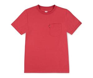 Levi's Kids Boy Sunset Pocket Tee T-Shirt, Rosso, 4 Anni Bambini e Ragazzi