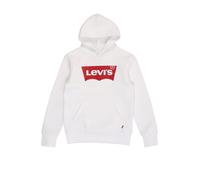 Felpa con cappuccio Screenprint con logo Batwing bambini Bianco / White levi > clothing > kids