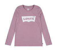 Levi's Kids L/S Batwing Tee Girls T-Shirt, Viola, 10 Anni Bambine e Ragazze