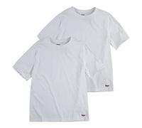 Levi's Kids LHB 2PK Crew Neck Tee 9L0044 Intimo, Bianco, XL Bambina