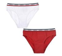 Levi's Kids Lhg Sportswear Elastico Bikini Intimo Bambina, Bianco, S