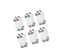 Levi's Kids Lhn Box Tab Low Cut 6Pk, Calzetteria Unisex - Bambini, White, 5