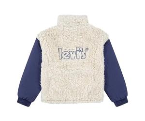 Levi's Kids LVG BOXY FIT SHERPA JKT, Bianco antico., 8 anni
