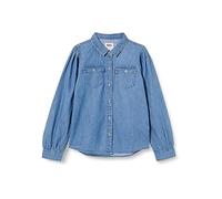 Levi's Kids Lvg Full Slv Western Denim Camicia Ragazze 2-8 Anni, Clean Medium, 3 Anni