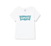 Levi's Kids Lvg SS Zebra Pipistrello Tee 3EJ137 Tshirt, Bianco Brillante, 2 Anni Bambine e Ragazze