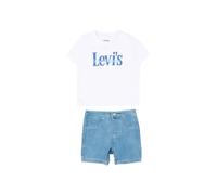 Levi's Kids Set 'LVB HP AOP LOGO TEE & SHORT' bianco Bambini - Bimbo - Bambino (taglie 92-140) - Abbigliamento - Completi e tute Levi's Kids 74