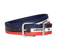 Levi's Lan Levis 84 Logo Belt 9a6899, Cintura Unisex - Adulto, Dress Blues, M
