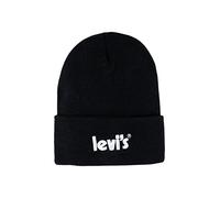 Levi's LAN Poster Logo Beanie 9a8513 Cappello, Nero, Taglia Unica