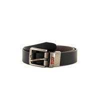 Levi's Lan Reversible Leather Belt 9a6896, Cintura Unisex - Adulto, Nero, M