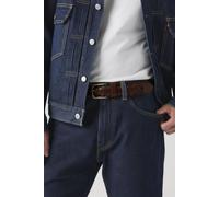 Levi's Cintura in Pelle Braid Brown, 100, Cognac, 100 cm Uomo