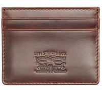 Levi's Leather Card Case WALLET Donna, Seal Brown, Einheitsgröße