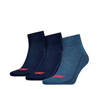 Levi's Quarter, Calzini Unisex - Adulto, Sostenibile Blu marino, 39-42