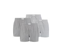 Levi's Levis - Boxer da uomo in tessuto, confezione da 4 pezzi, asfalto, M