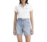 Levi's Women's Housemark Polo Shirt Donna, White, XS