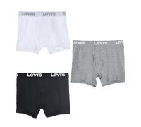 Levi's Lhb 9l0311 - Boxer da Ragazzo, 3 Pezzi, Bianco, S