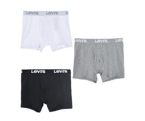 Levi's Lhb 9l0311 - Boxer da Ragazzo, 3 Pezzi, Bianco, S