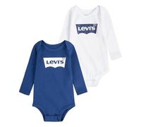 Levi's LHN LS 2PK BATWING BODYSUIT SE, SET IN SCATOLA Unisex - Bimbi 0-24, Blu (Estate Blue), 6-12 mesi