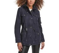 Levi's Lightweight Cotton Military Jacket (Standard & Plus Sizes) Giacca a Vento, Navy, Small Donna