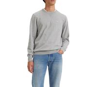 Levi's Lightweight Housemark Felpe, Mid Tone Grey Heather, M Uomo