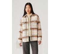 Levi's Lola Shacket Majorie Plaid Sunny Cream P Taglia: S | Giacche Outlet | Donna | Bianco