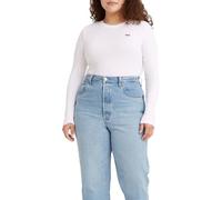 Levi's Long-Sleeve Baby Tee, Donna, White +, XXS