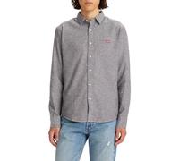 Levi's Long-Sleeve Battery Housemark Slim, Uomo, Black Agate, XXL
