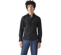 Levi's Long-Sleeve Battery Housemark Slim, Uomo, Jet Black, XL