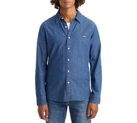 Camicia slim Battery Housemark Blu / Indigo Stonewash levi > clothing > men