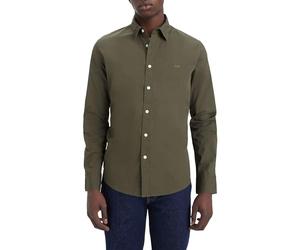 Levi's Long-Sleeve Battery Housemark Slim, Uomo, Olive Night, S