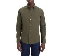 Levi's Long-Sleeve Battery Housemark Slim, Uomo, Olive Night, XS
