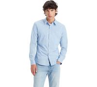 Levi's Long-Sleeve Battery Housemark Slim, Uomo, Soft Chambray Blue, M