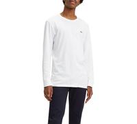 Levi's Long-Sleeve Original Housemark Tee, Uomo, Cotton + Patch White, S