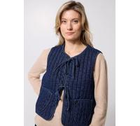 Levi's® - LOTTIE LINER VEST DARK INDIGO - FLAT FINISH Blu - Abbigliamento S Blu
