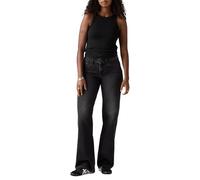 Levi's - Jeans dritti ampi a vita bassa nero slavato W30 L30
