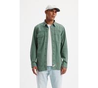 Levi's Ls Auburn Worker Olie Forest Garment Dye Taglia: XS | Camicie Casual Outlet | Uomo | Marrone