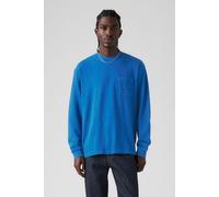 Levi's Ls Authentic Pkt Tee Garment Dye Lapis Blue Taglia: S | Maglie a manica lunga Outlet | Uomo | Blu