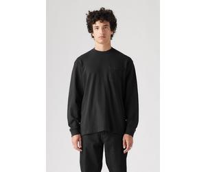 Levi's Ls Authentic Pkt Tee Mineral Black Taglia: L | Maglie a manica lunga Outlet | Uomo | Nero