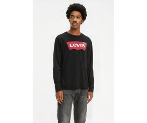 Levi's Ls Long-sleeved T-shirt Black Taglia: S | Maglie a manica lunga Outlet | Uomo | Nero