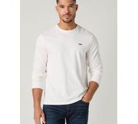 Levi's - Ls Original - T-shirt in cotone bianca con toppa del logo-Neutro M