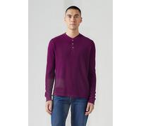 Levi's Ls Thermal 3 Bttn Henley Potent Purple Taglia: M | Maglie a manica lunga Outlet | Uomo | Viola